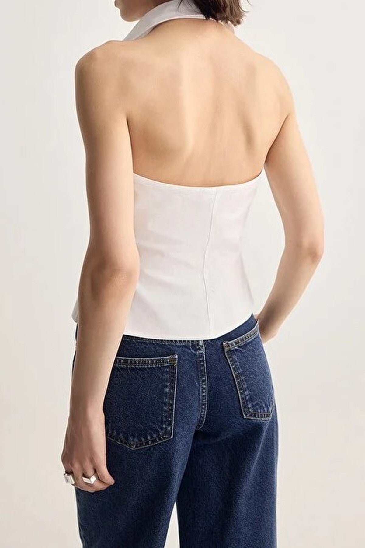 Poplin Sleeveless Shirt