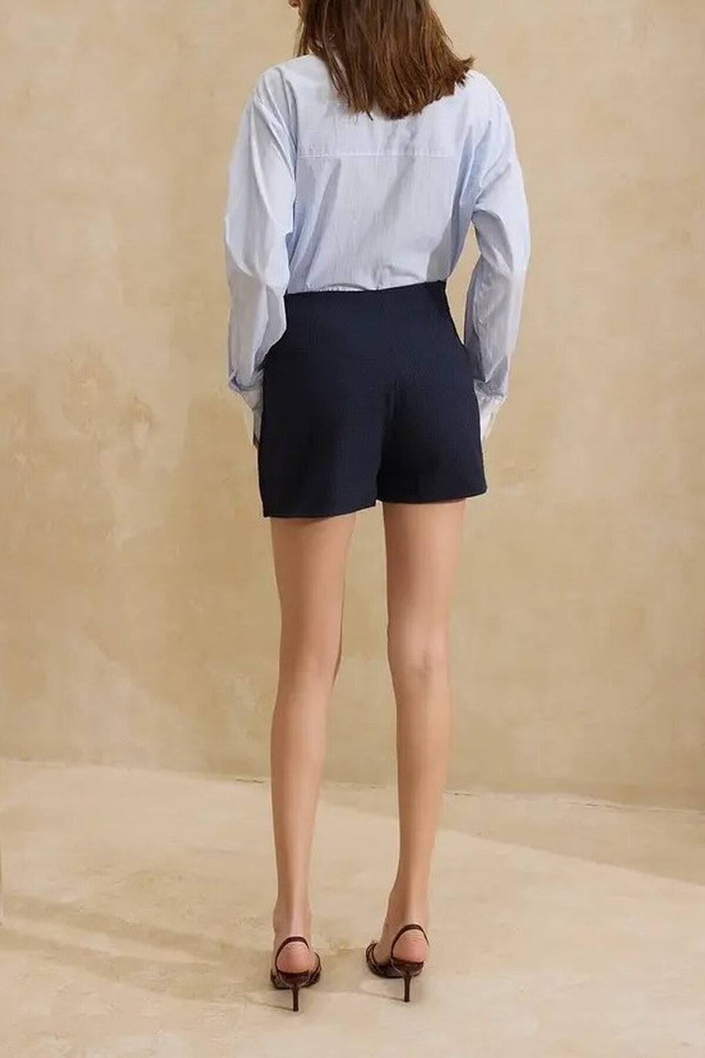 Mini Tweed Shorts Skirt
