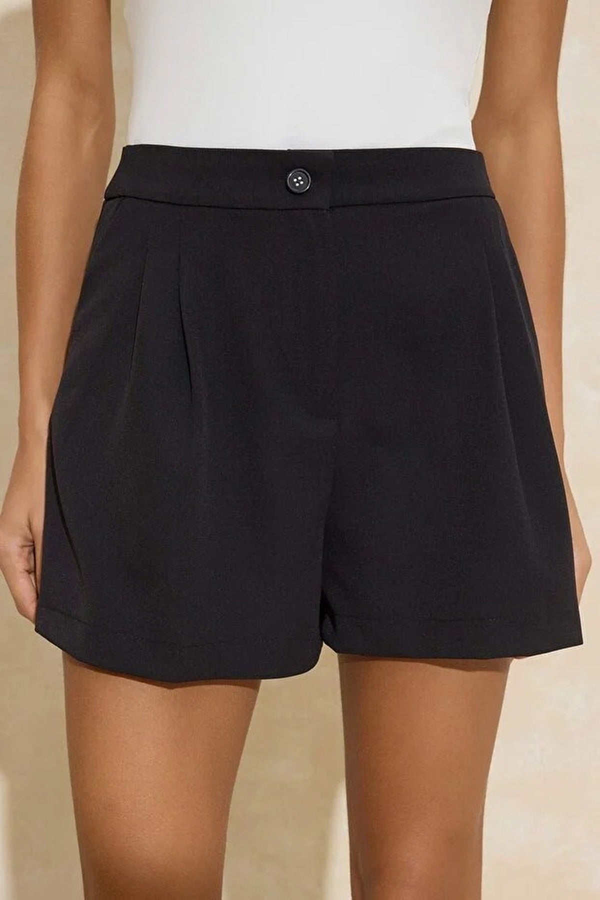 Mini Basic Fabric Shorts